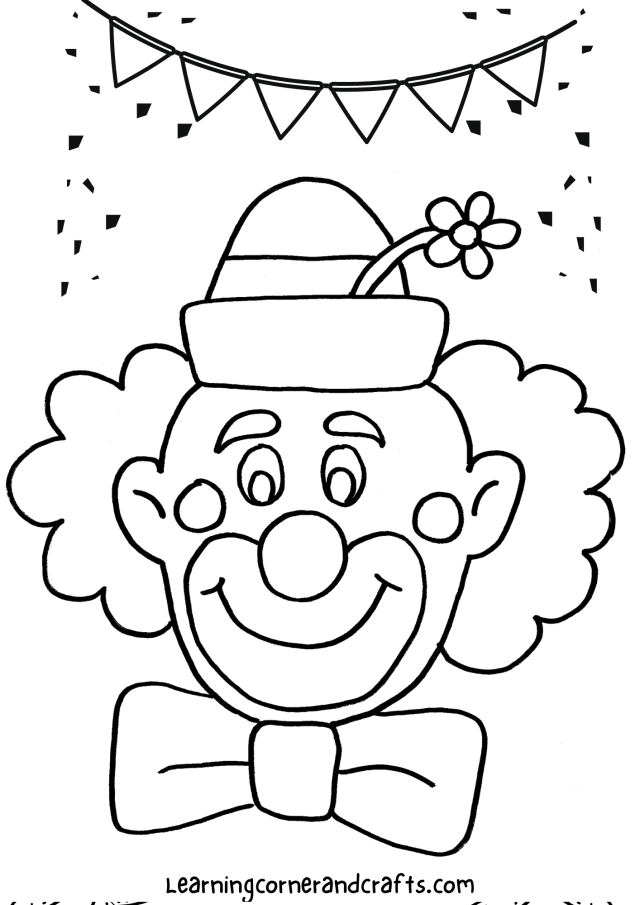 Αποκριάτικες ζωγραφιές έτοιμες για εκτύπωση.